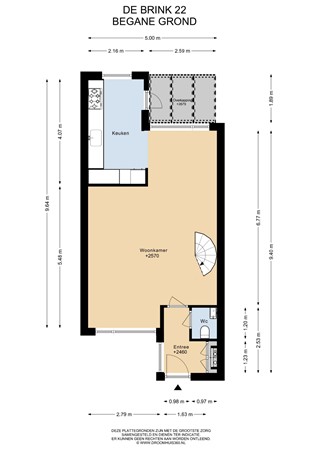 Floorplan - De Brink 22, 4152 GA Rhenoy